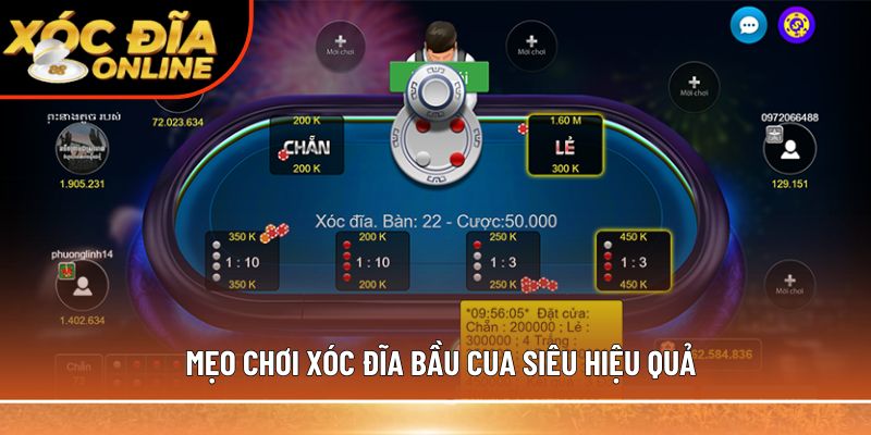 Mẹo chơi xóc đĩa bầu cua siêu hiệu quả