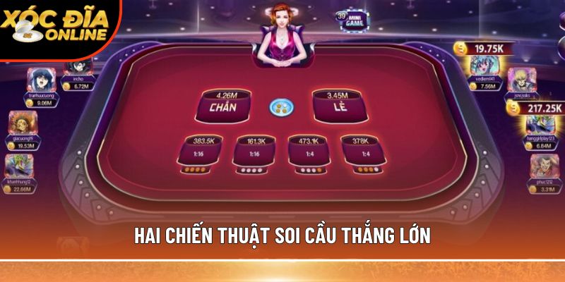 Hai chiến thuật soi cầu thắng lớn
