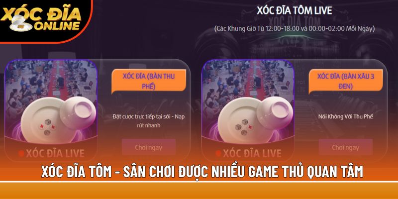 Xóc Đĩa Tôm - Sân chơi được nhiều game thủ quan tâm
